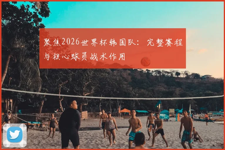 聚焦2026世界杯韩国队：完整赛程与核心球员战术作用