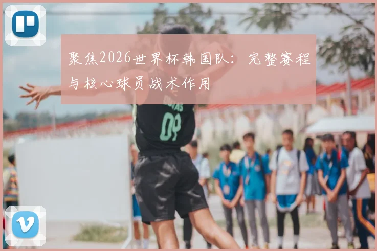 聚焦2026世界杯韩国队：完整赛程与核心球员战术作用